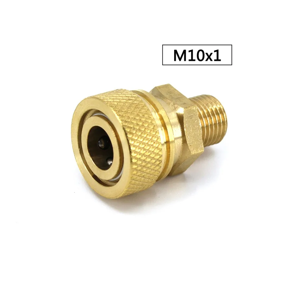 PCP Airforce Paintball High Pressure Quick Disconnect M10x1 Male Thread 8MM Thicken Style Coupler Fittings 30MPA Copper Air Fill | Спорт и