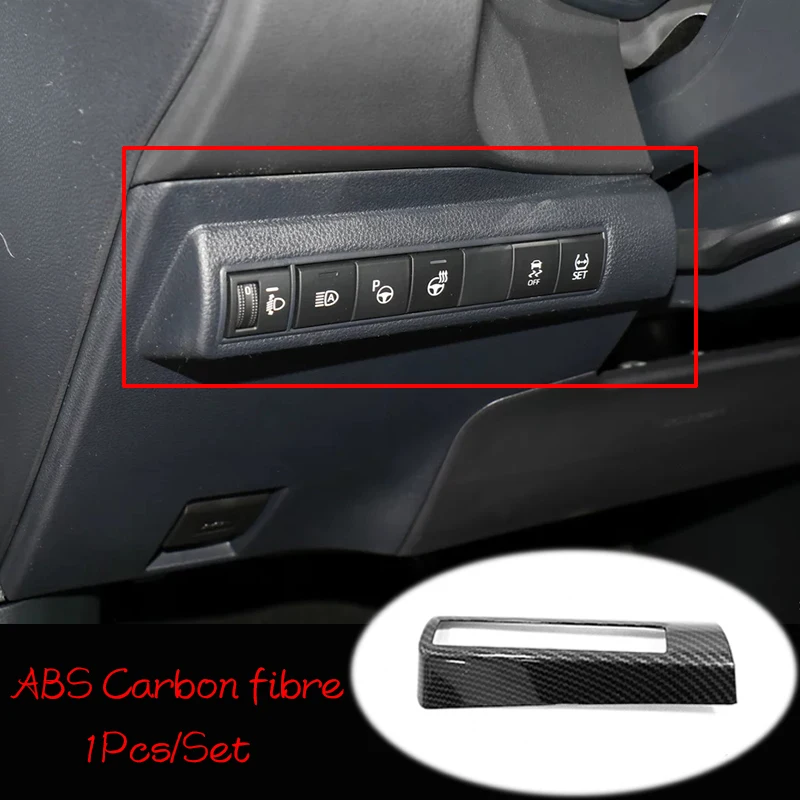 ABS матовое/углеродное волокно для Toyota corolla E210 2019 2020 аксессуары левый Средний блок