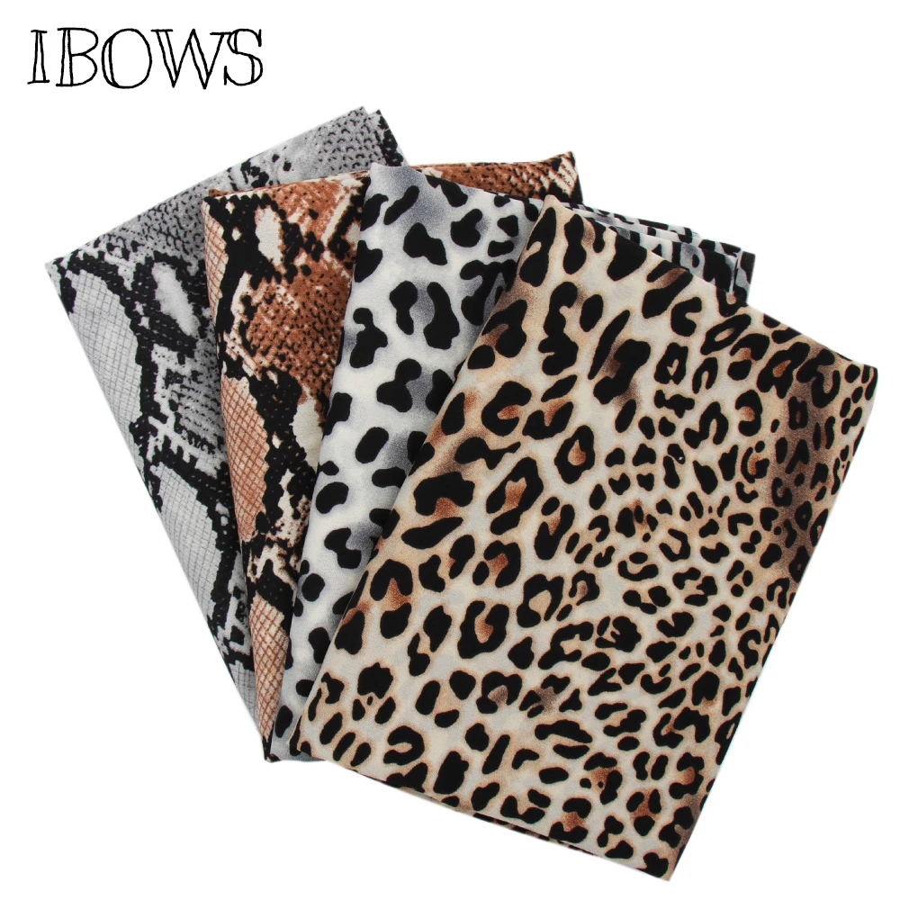 IBOWS 45*150cm Silk Chiffon Fabric Leopard Snake Printed Fabric for DIY Dress Clothes Luxury Soft Home Textile Curtain Material
IBOWS 45*150cm Silk Chiffon Fabric Leopard Snake Printed Fabric for DIY Dress Clothes Luxury Soft Home Textile Curtain Material