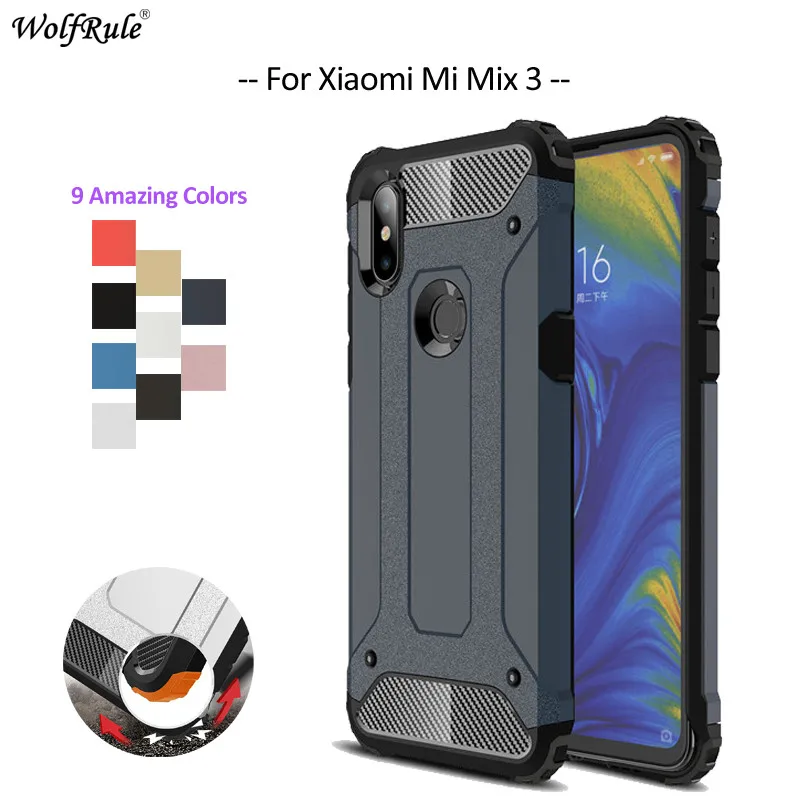 For Cover Xiaomi Mi Mix 3 Case WolfRule TPU & PC Armor Bumper Protective Back Phone Case For Xiaomi Mi Mix 3 Cover Funda 6.39''
For Cover Xiaomi Mi Mix 3 Case WolfRule TPU & PC Armor Bumper Protective Back Phone Case For Xiaomi Mi Mix 3 Cover Funda 6.39''