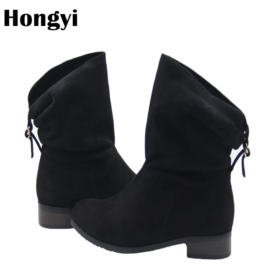 Hongyi women shoes 2018 spring autumn women boots ankle boots women's flats with Suede leather fashion boot women
Hongyi women shoes 2018 spring autumn women boots ankle boots women's flats with Suede leather fashion boot women