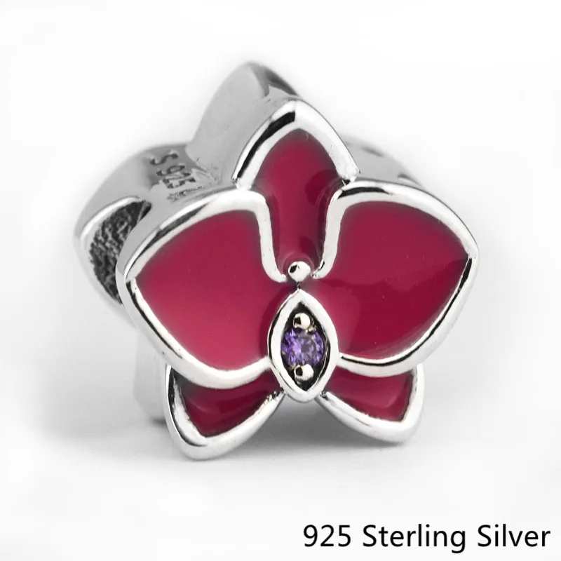 CKK Orchid, Radiant Orchid Enamel & Purple Charms 925 Sterling Silver Beads Original Jewelry Fits For Bracelets
CKK Orchid, Radiant Orchid Enamel & Purple Charms 925 Sterling Silver Beads Original Jewelry Fits For Bracelets