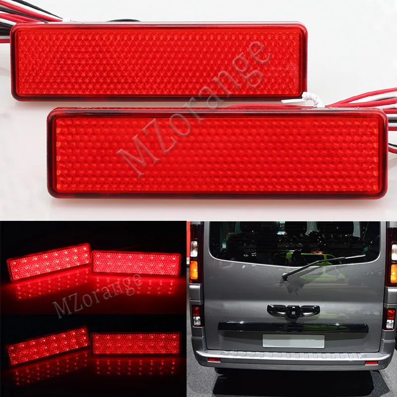 Brake Light Red Lens Led Rear Bumper Reflector For Renault Trafic Master For Nissan Primastar For Opel Vauxhall Vivaro Movano A
Brake Light Red Lens Led Rear Bumper Reflector For Renault Trafic Master For Nissan Primastar For Opel Vauxhall Vivaro Movano A