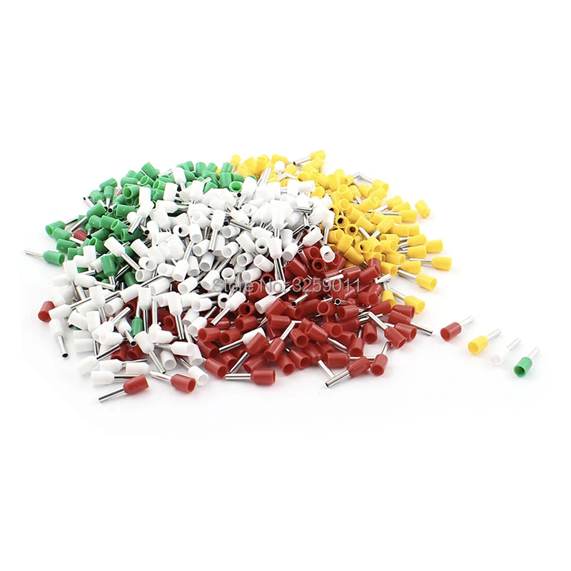 500PCS EV1012 Electrical wire Connectors Insulated Cord End Wire Ferrules Terminal Block 1.0mm 18 AWG E1012 Assorted Cooper
500PCS EV1012 Electrical wire Connectors Insulated Cord End Wire Ferrules Terminal Block 1.0mm 18 AWG E1012 Assorted Cooper