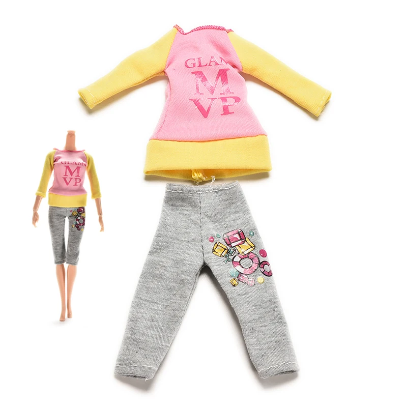 1set=1 Blouse + 1 Pants Trousers Doll Clothes Set Spring Autumn Doll Clothing For Doll Wholesale
1set=1 Blouse + 1 Pants Trousers Doll Clothes Set Spring Autumn Doll Clothing For Doll Wholesale