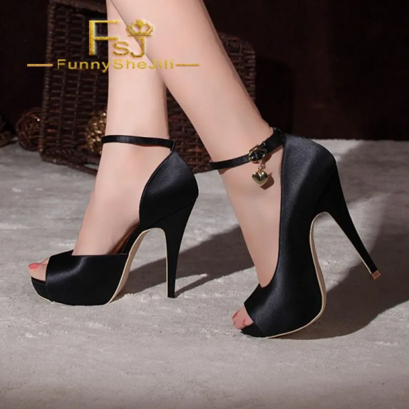 Women's Black Open Toe Ankle Strap Heels Stiletto Heels Summer Anniversary Incomparable Attractive Noble Women Shoes FSJ Sexy
Women's Black Open Toe Ankle Strap Heels Stiletto Heels Summer Anniversary Incomparable Attractive Noble Women Shoes FSJ Sexy