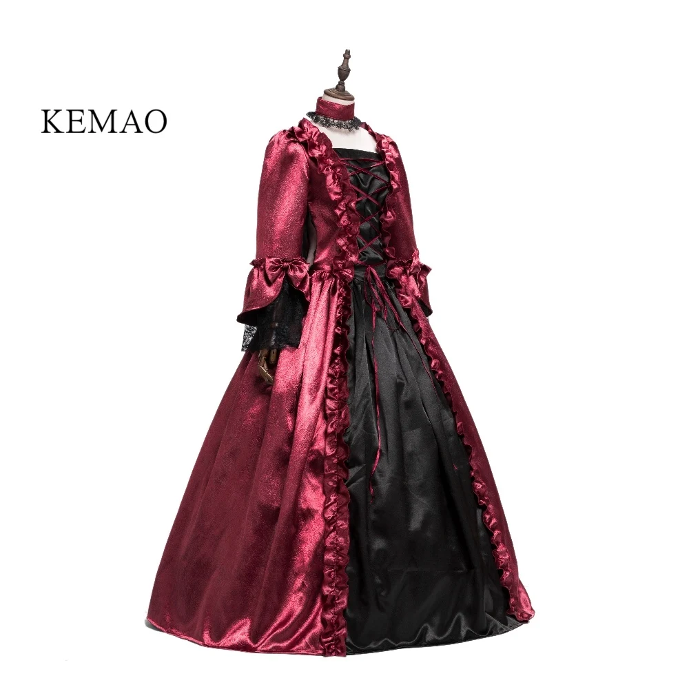 Free shipp Hot Sale Victorian Rococo Costume Women's Adults' Dress Purple Vintage Cosplay Flocked Long Sleeves Bell Ankle Length
Free shipp Hot Sale Victorian Rococo Costume Women's Adults' Dress Purple Vintage Cosplay Flocked Long Sleeves Bell Ankle Length