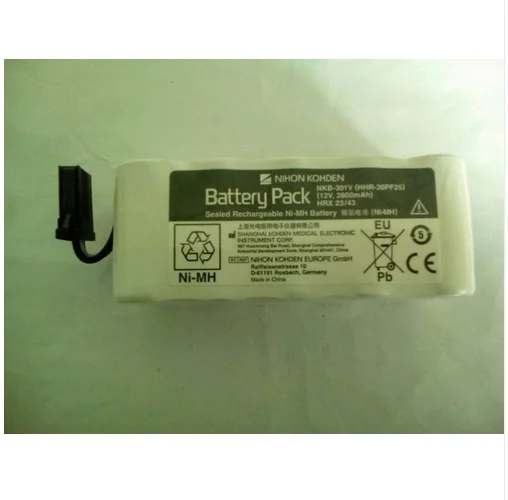 Для Nihon Kohden NKB-301V- 12V 2800MAH NIMH аккумулятор для дефибриллятора NIHON KOHDEN модель TEC-5521K