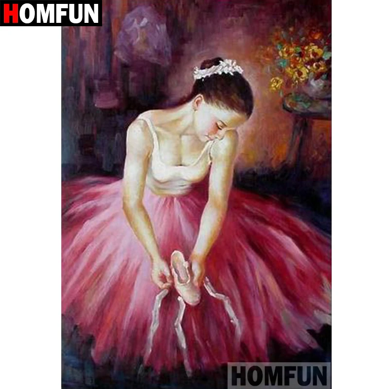 HOMFUN 5D DIY Diamond Painting Full Square/Round Drill "Ballet girl" Embroidery Cross Stitch gift Home Decor Gift A09028
HOMFUN 5D DIY Diamond Painting Full Square/Round Drill "Ballet girl" Embroidery Cross Stitch gift Home Decor Gift A09028