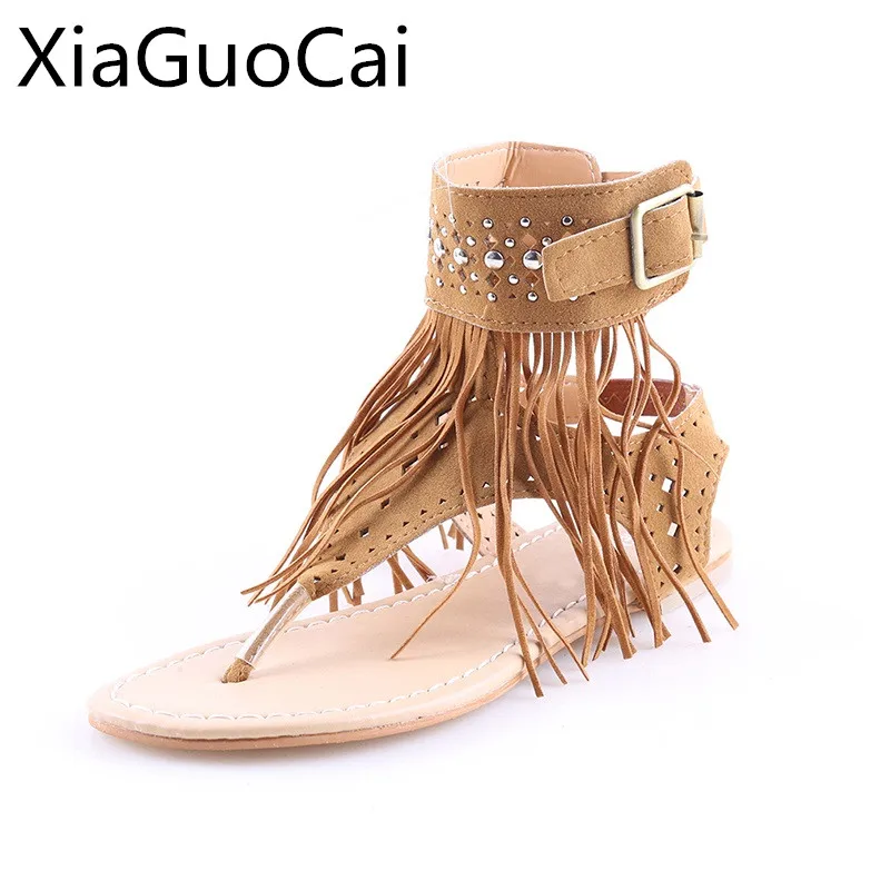 Plus Size 42, 43 Women Sandals Summer Bohemine Back Strap Female Flip Flops Tassel Solid Female Beach Shoes Z541 35
Plus Size 42, 43 Women Sandals Summer Bohemine Back Strap Female Flip Flops Tassel Solid Female Beach Shoes Z541 35