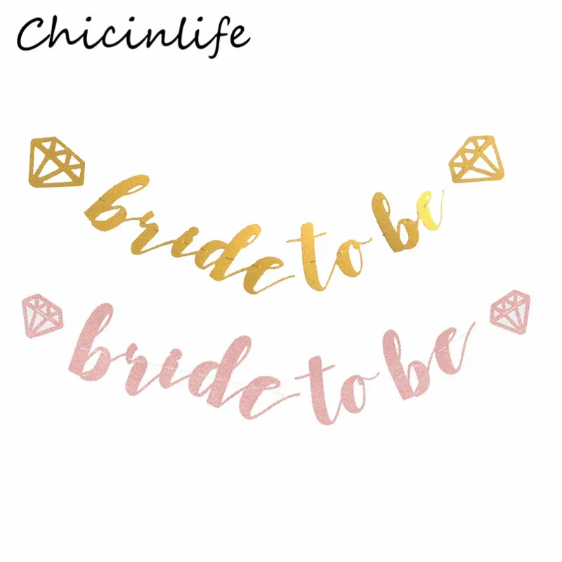 Chicinlife 1 комплект кольцо с бриллиантами для невесты баннер девичника аксессуары