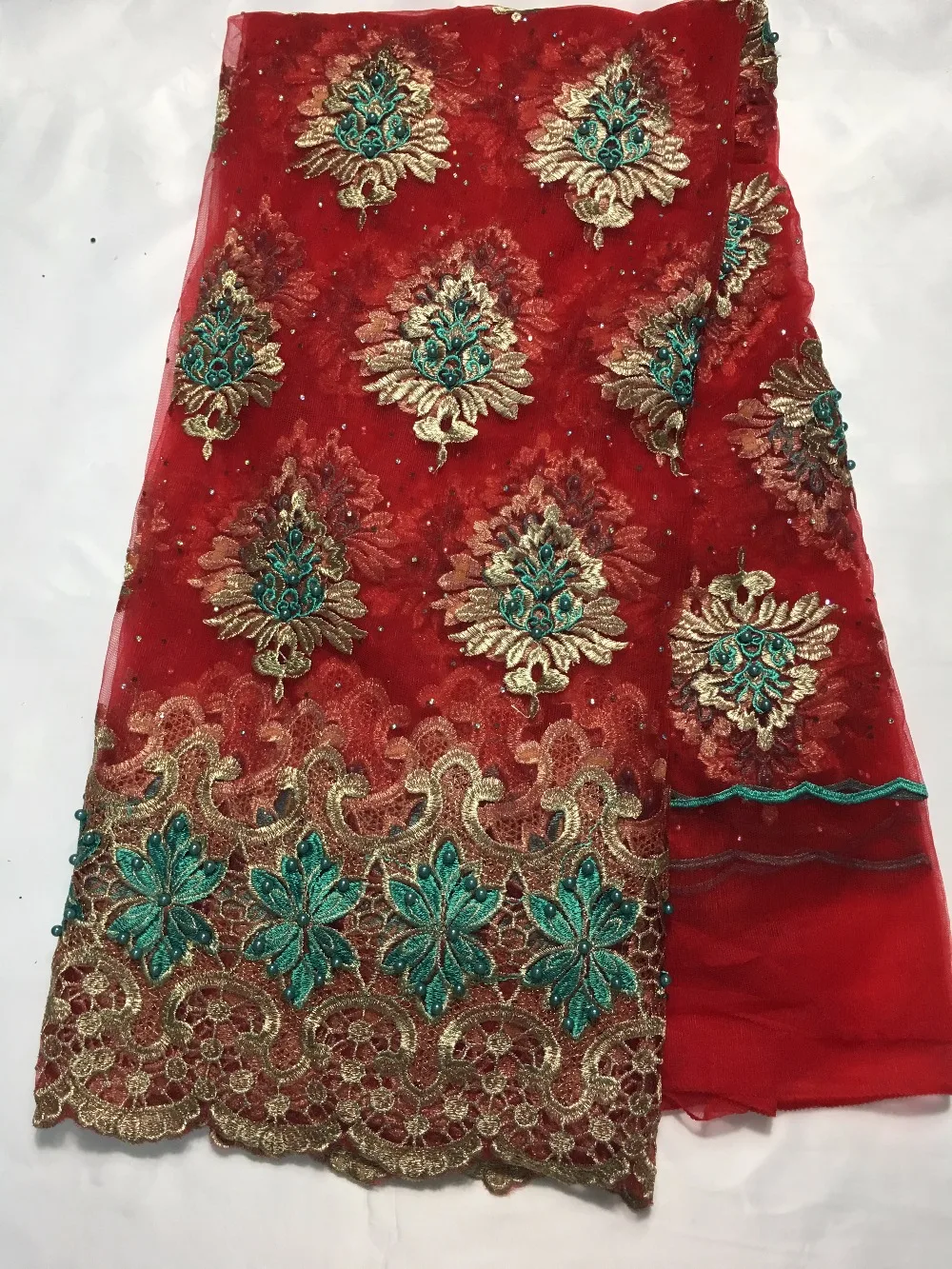 African Tulle Lace Fabric,flower pattern French Lace Fabric With beads in Bright colors for wedding/party dress MINGYU.C-56897
African Tulle Lace Fabric,flower pattern French Lace Fabric With beads in Bright colors for wedding/party dress MINGYU.C-56897