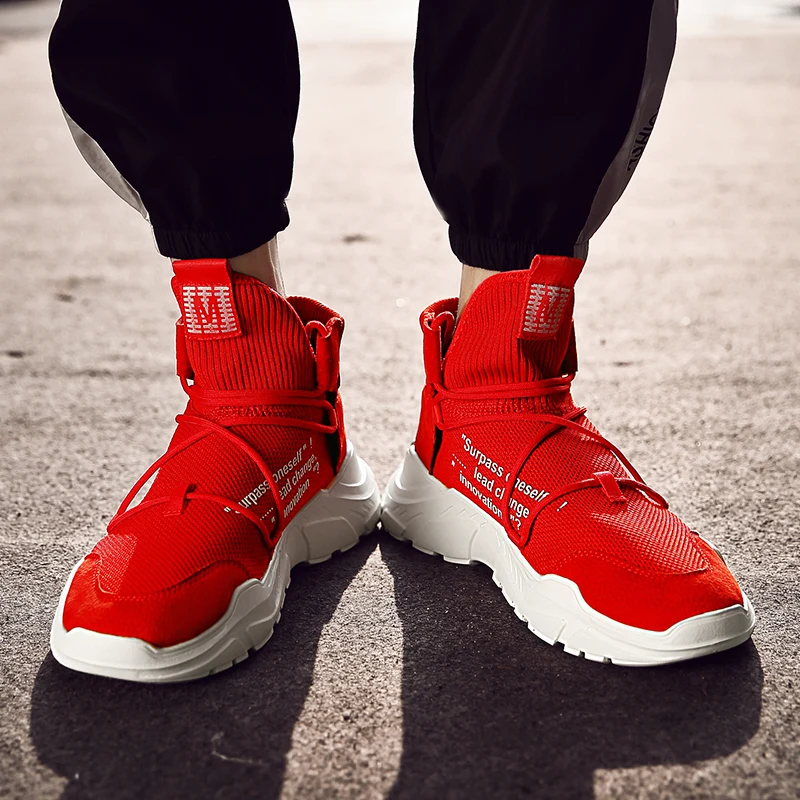 Sock Shoes for Men Fashion Casual Sneakers Man Breathable Comfortable Ankle Top Shoes Footwear Male Hot Tenis Masculino Adulto
Sock Shoes for Men Fashion Casual Sneakers Man Breathable Comfortable Ankle Top Shoes Footwear Male Hot Tenis Masculino Adulto