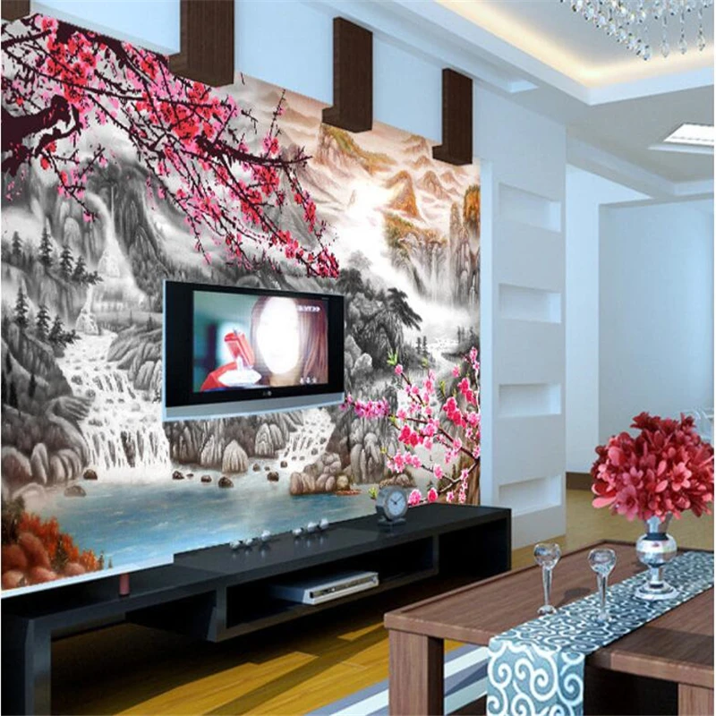 beibehang Custom 3D Photo Wallpapers Atmospheric Landscape Painting 3d Wallpaper Living Room Sofa TV Background Decorative
beibehang Custom 3D Photo Wallpapers Atmospheric Landscape Painting 3d Wallpaper Living Room Sofa TV Background Decorative