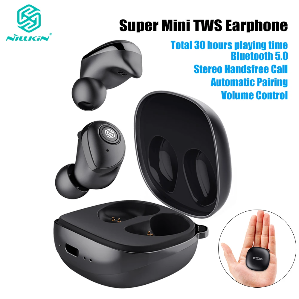 Автоматическая пара TWS наушников Nillkin, Bluetooth 5,0, IPX5, Беспроводные стереонаушники, гарнитура для звонков, зарядный чехол, 750 мАч, регулятор гром...
Автоматическая пара TWS наушников Nillkin, Bluetooth 5,0, IPX5, Беспроводные стереонаушники, гарнитура для звонков, зарядный чехол, 750 мАч, регулятор гром...
