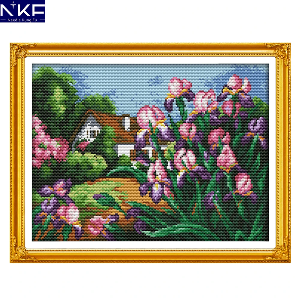 NKF Tulip Home Counted Cross Stitch Pattern Painting DIY Needlework Embroidery Scenery Cross Stitch Kits for Home Decor
NKF Tulip Home Counted Cross Stitch Pattern Painting DIY Needlework Embroidery Scenery Cross Stitch Kits for Home Decor