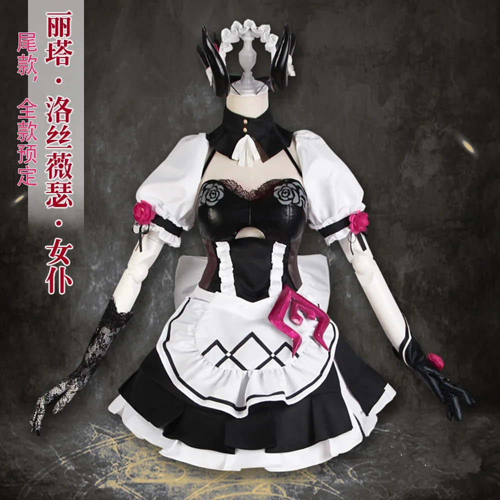 {Stock}Honkai Impact 3 Рита росвейссе Косплей Костюм Валкирия Черная роза горничная платье для женщин
{Stock}Honkai Impact 3 Рита росвейссе Косплей Костюм Валкирия Черная роза горничная платье для женщин
