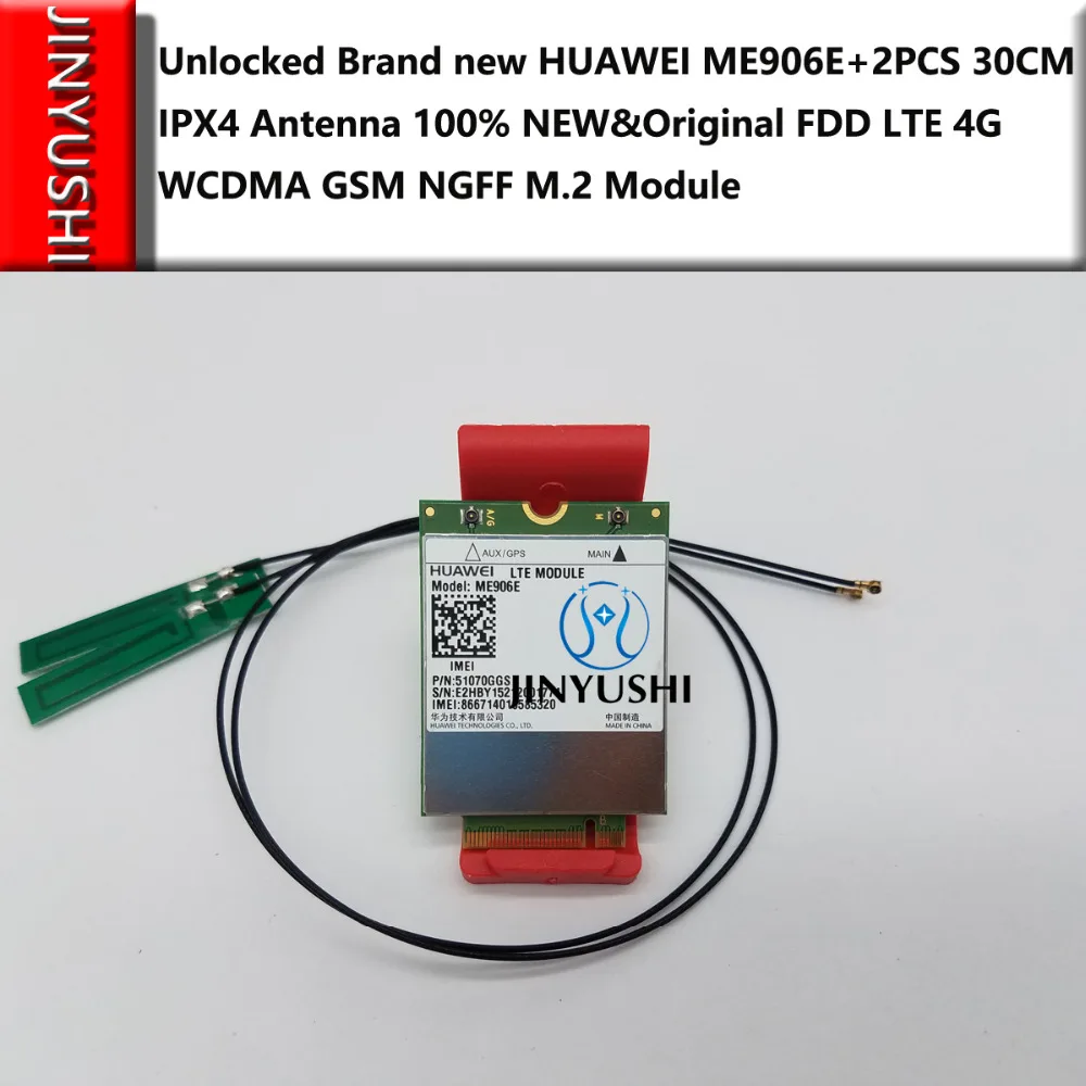 JINYUSHI для разблокированного ME906E + 2 шт. 30 см IPX4 антенна 100% новый и оригинальный FDD LTE 4G WCDMA GSM модуль телефон
JINYUSHI для разблокированного ME906E + 2 шт. 30 см IPX4 антенна 100% новый и оригинальный FDD LTE 4G WCDMA GSM модуль телефон