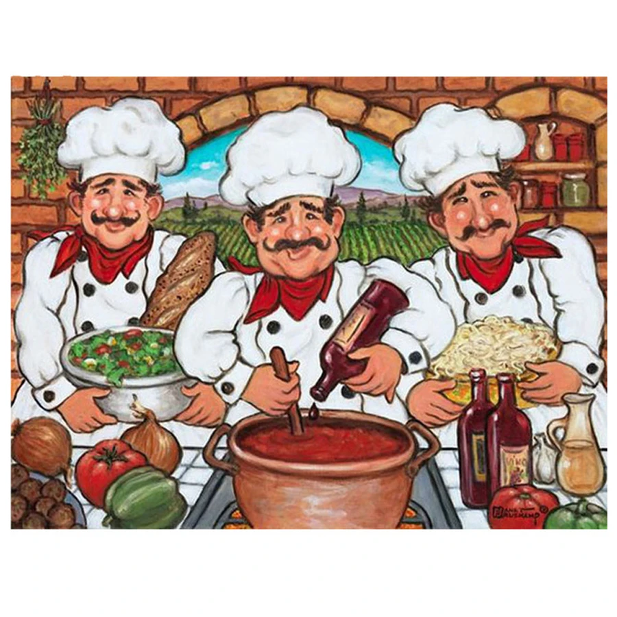 5D Diy Square Full Diamond Embroidered,diamond Painting Three Chefs Cross Stitch,embroidery for Children Puzzles Mosaic,decor
5D Diy Square Full Diamond Embroidered,diamond Painting Three Chefs Cross Stitch,embroidery for Children Puzzles Mosaic,decor