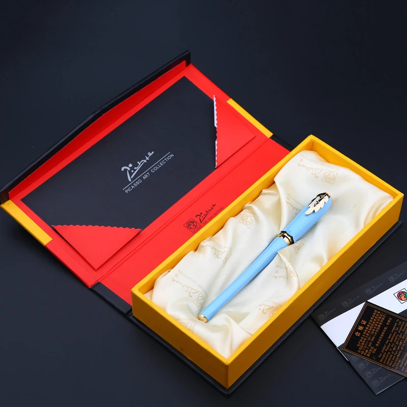 Пикассо 986 Исполнительный светло-голубой и золотой Ролик Шариковая ручка лист Бесплатная доставка
Пикассо 986 Исполнительный светло-голубой и золотой Ролик Шариковая ручка лист Бесплатная доставка