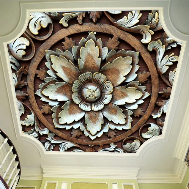 Wood Texture Flower 3d ceiling wallpaper for living room Hall 3d wall photo murals 3d Ceiling Wall paper Stickers entranceway
Wood Texture Flower 3d ceiling wallpaper for living room Hall 3d wall photo murals 3d Ceiling Wall paper Stickers entranceway