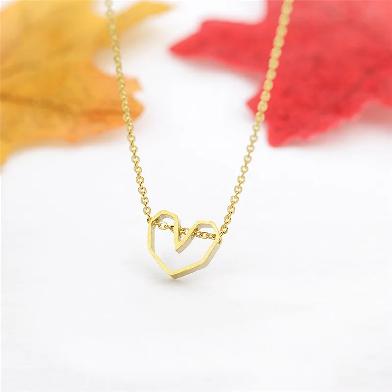 Wholesale Heart Pendant Couple Necklace Gold Women Fashion Jewelry Stainless Steel Chain Collares Engagement Gift
Wholesale Heart Pendant Couple Necklace Gold Women Fashion Jewelry Stainless Steel Chain Collares Engagement Gift