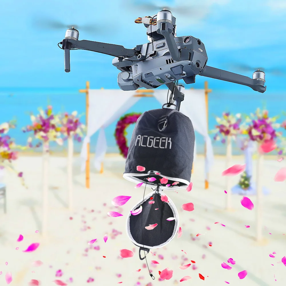 Thrower Parabolic Bag for DJI Mavic Pro/Mavic 2/Phantom Series Drones Automatic Quick Release Romantic Pleasantly Surprised Bag
Thrower Parabolic Bag for DJI Mavic Pro/Mavic 2/Phantom Series Drones Automatic Quick Release Romantic Pleasantly Surprised Bag
