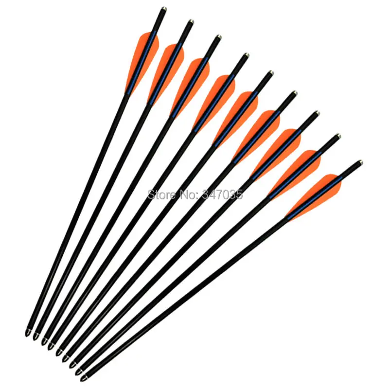 24Pcs 20" 8.8mm Fiberglass Bolts Crossbow Arrows Archery Bow Free Shipping 4" Vane Screw Bullet Points Hunting Outdoor Sports
24Pcs 20" 8.8mm Fiberglass Bolts Crossbow Arrows Archery Bow Free Shipping 4" Vane Screw Bullet Points Hunting Outdoor Sports