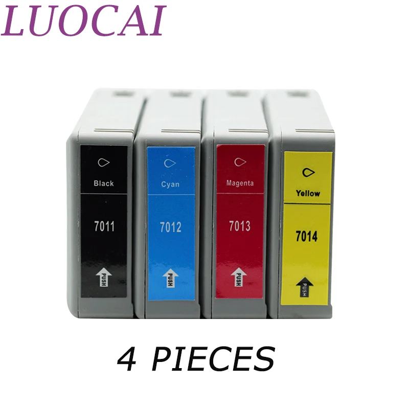Luocai Ink Cartridges Compatible For Epson T7011-T7014 WorkForce Pro WP-4000 WP-4015DN WP-4095DN WP-4500 WP-4515DN printers
Luocai Ink Cartridges Compatible For Epson T7011-T7014 WorkForce Pro WP-4000 WP-4015DN WP-4095DN WP-4500 WP-4515DN printers