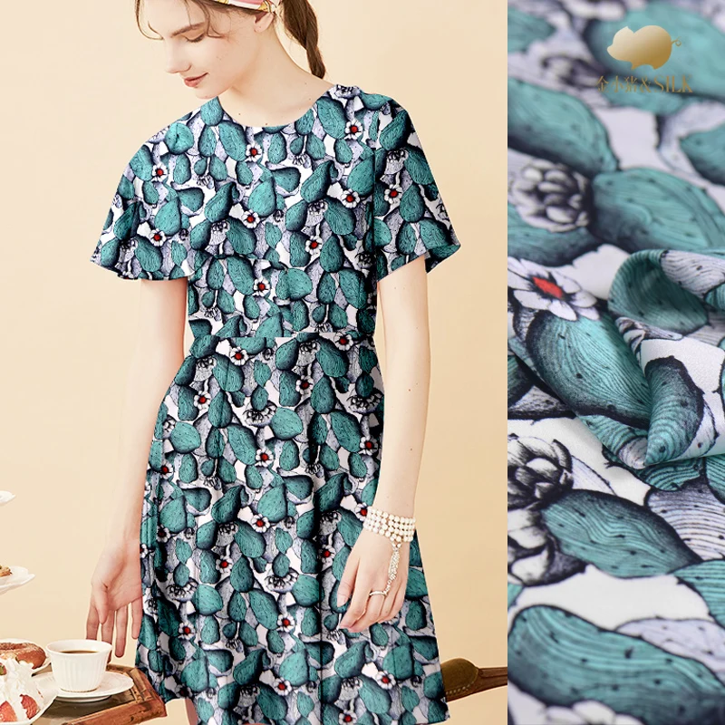 Digital inkjet silk stretch satin fabric 19mm custom drapes shirt dress silk stretch fabric wholesale silk cloth
Digital inkjet silk stretch satin fabric 19mm custom drapes shirt dress silk stretch fabric wholesale silk cloth