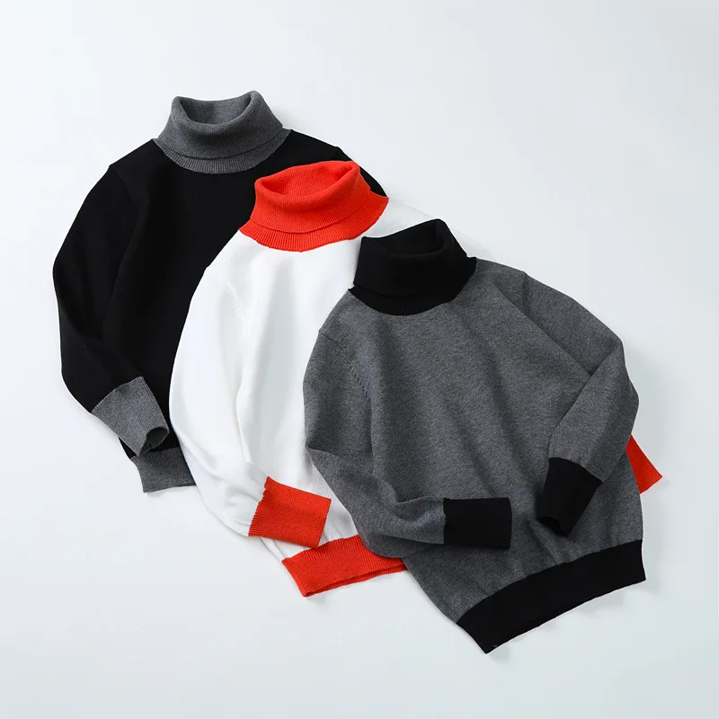 New Boys Turtleneck Sweaters Kids Soft Warm Girls Clothes Knitted Pullover Sweater Autumn Winter Children Coat 5 6 8 10 12 Years
New Boys Turtleneck Sweaters Kids Soft Warm Girls Clothes Knitted Pullover Sweater Autumn Winter Children Coat 5 6 8 10 12 Years