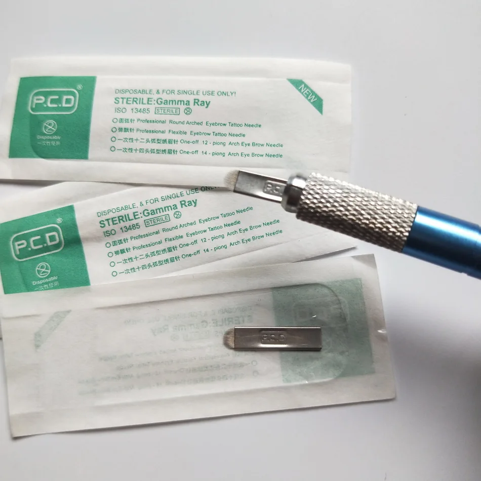 100 pcs PCD 21 Pin U Shape Blades Professional Eyebrow Permanent Makeup Mircoblading Manual Tattoo Blades
100 pcs PCD 21 Pin U Shape Blades Professional Eyebrow Permanent Makeup Mircoblading Manual Tattoo Blades