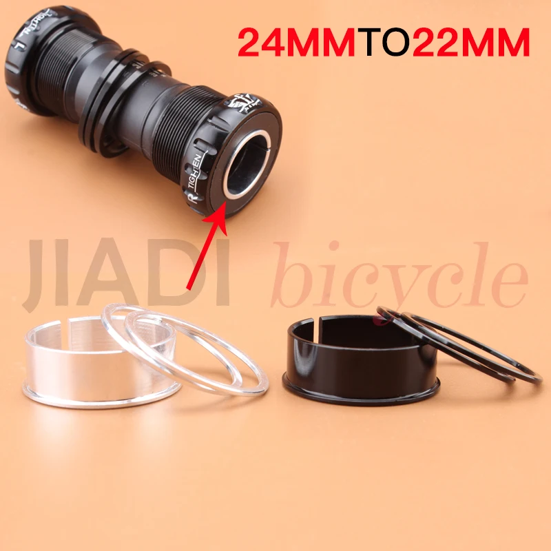 MUQZI Bike Bicycle Bottom Brackets BB Axis Adjustable Sets Bicycle Axis Inside Diameter 24 To 22mm Variable Ring Bicycle Parts
MUQZI Bike Bicycle Bottom Brackets BB Axis Adjustable Sets Bicycle Axis Inside Diameter 24 To 22mm Variable Ring Bicycle Parts