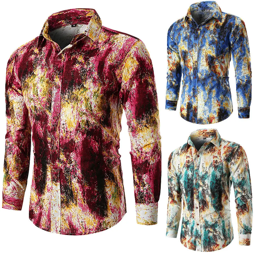 Hirigin Mens Shirts 2018 Long Sleeve Mens Dress Shirts New Printed Visceral Style 3D Shirt Men Clothes Fashion Streetwear Funny
Hirigin Mens Shirts 2018 Long Sleeve Mens Dress Shirts New Printed Visceral Style 3D Shirt Men Clothes Fashion Streetwear Funny