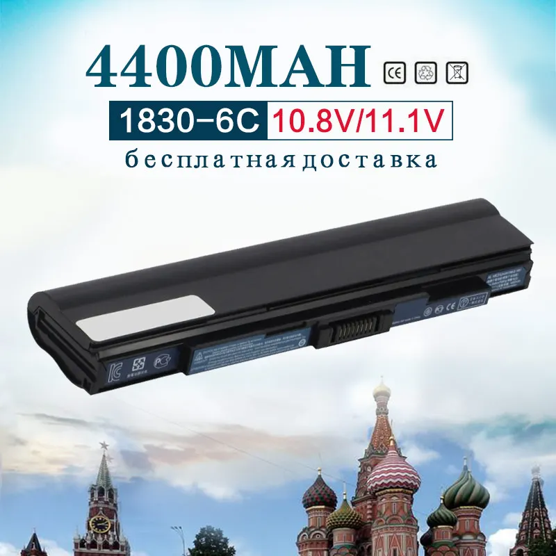 11 1 V Высокая емкость 4400mAh аккумулятор для ноутбука Acer LC. BTP00.130 Aspire one 721 753 AS1551 1830T 1430Z