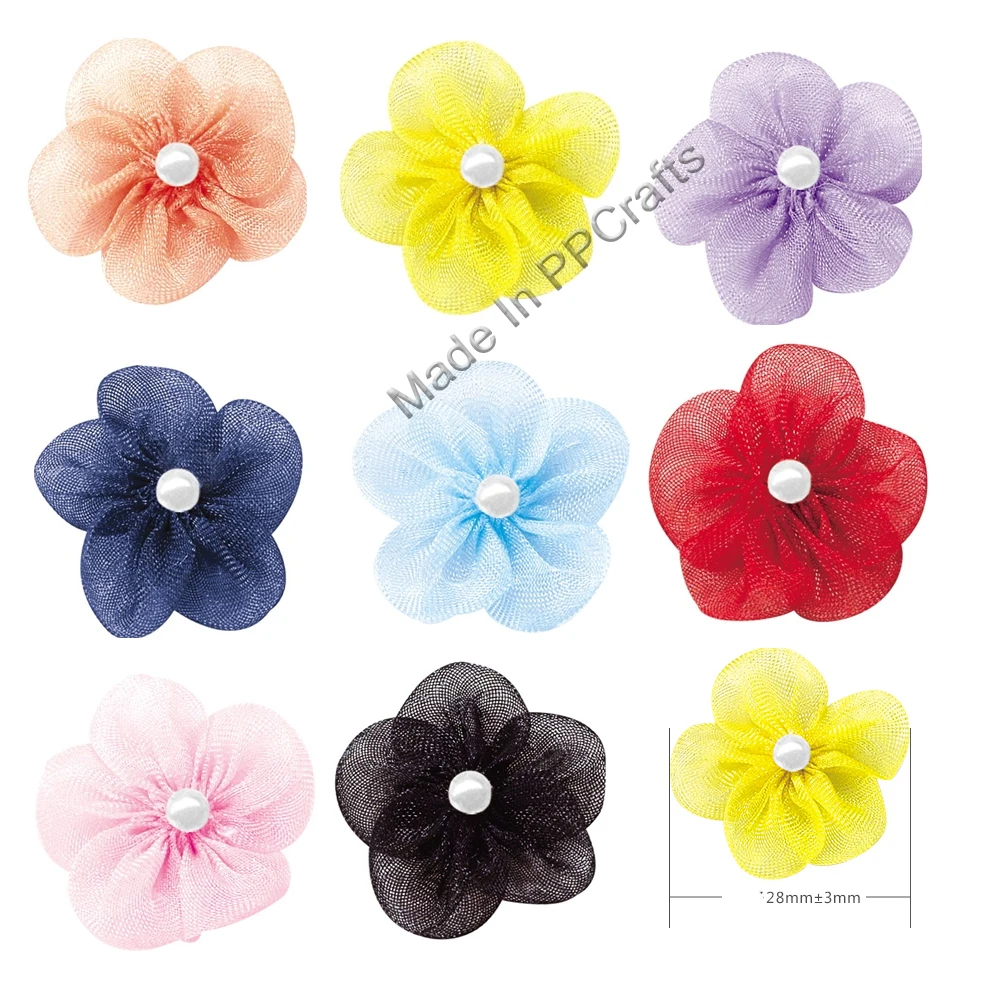 28MM Organza Ribbon Petaled Bow With Bead For Packing Cloth Hairbow DIY Crafts 200pcs Free Shipping
28MM Organza Ribbon Petaled Bow With Bead For Packing Cloth Hairbow DIY Crafts 200pcs Free Shipping