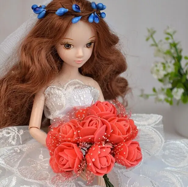 5pcs/lot Mini bride bouquet Hand Hold flowers Mix Colors Foam roses DIY Accessories For Barbie Toy Doll Gift Decorate Collect
5pcs/lot Mini bride bouquet Hand Hold flowers Mix Colors Foam roses DIY Accessories For Barbie Toy Doll Gift Decorate Collect