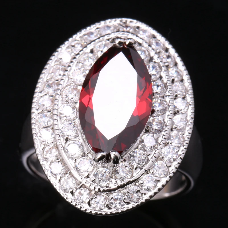 Marquise Oxblood Red Garnet Silver Plated Argent Jewelry US# Solitaire Ring Size 6 / 7 / 8 / 9 S1515
Marquise Oxblood Red Garnet Silver Plated Argent Jewelry US# Solitaire Ring Size 6 / 7 / 8 / 9 S1515