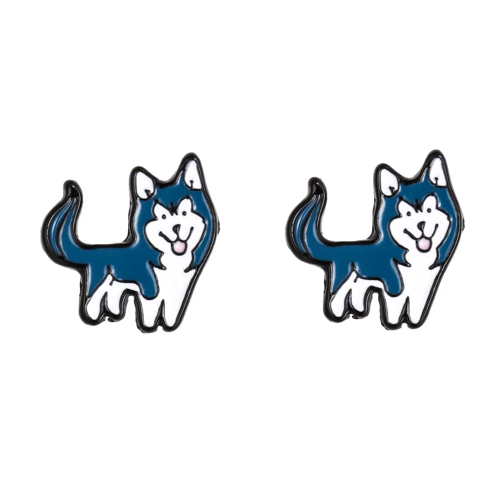 Daisies Siberian Husky Shaped Enamel Stud Earring Cute Animal Dog For Women Girls Wedding Party Fashion Jewelry
Daisies Siberian Husky Shaped Enamel Stud Earring Cute Animal Dog For Women Girls Wedding Party Fashion Jewelry