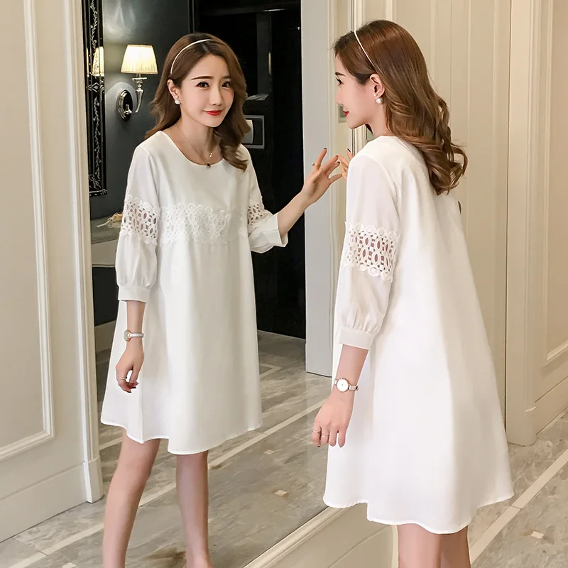 Maternity Dress Clothing 2018 Spring Autumn New Korean Loose White Chiffon Dress Pregnancy Clothes For Pregnant Women Dresses
Maternity Dress Clothing 2018 Spring Autumn New Korean Loose White Chiffon Dress Pregnancy Clothes For Pregnant Women Dresses