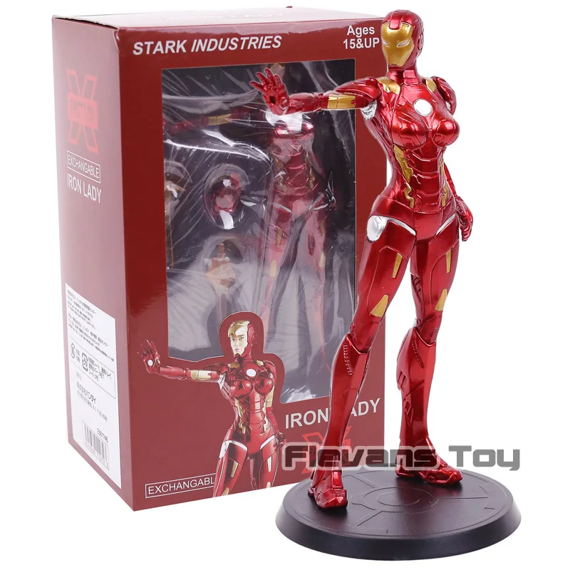 Avengers Iron Lady Ironman Girl Ver 26cm Action Figure Toys Doll GK Statue PVC Brinquedos Collection MK8 Super hero Model Gift
Avengers Iron Lady Ironman Girl Ver 26cm Action Figure Toys Doll GK Statue PVC Brinquedos Collection MK8 Super hero Model Gift