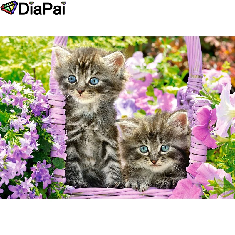 DIAPAI 5D DIY Diamond Painting 100% Full Square/Round Drill "Animal cat flower" Diamond Embroidery Cross Stitch 3D Decor A21831
DIAPAI 5D DIY Diamond Painting 100% Full Square/Round Drill "Animal cat flower" Diamond Embroidery Cross Stitch 3D Decor A21831