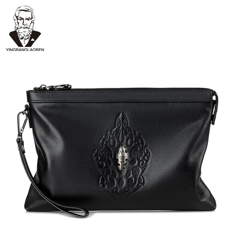 Men's genuine leather envelope bag fashionable day clutch male business handbag casual travel bag iPad messenger bag for men
Men's genuine leather envelope bag fashionable day clutch male business handbag casual travel bag iPad messenger bag for men
