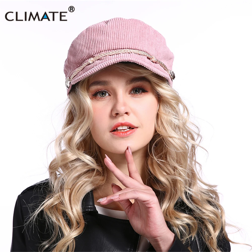 Новинка от CLIMATE Женская темно синяя кепка модные матросские кепки военные