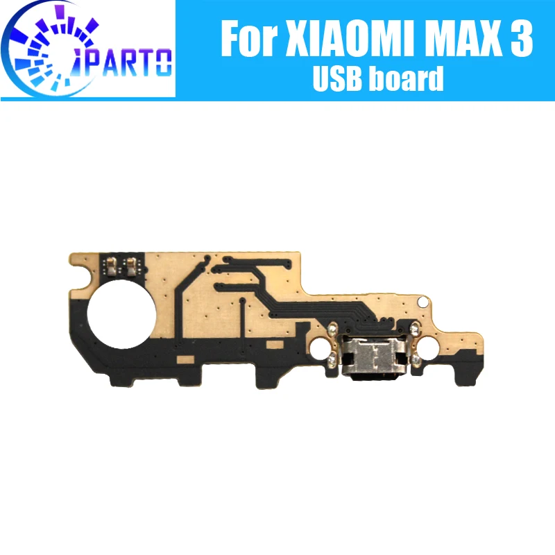Для Xiaomi MAX 3 usb плата 100% оригинал Новинка для разъем зарядки Замена аксессуары