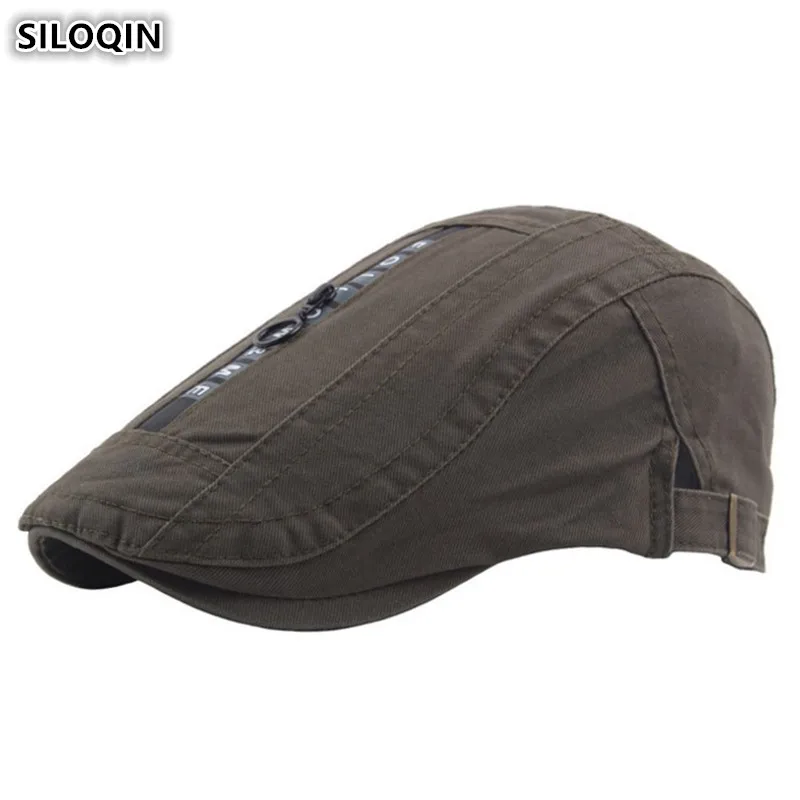 SILOQIN Adult Men's Hat 100% Cotton Beret Personality Zipper Decoration Hip Hop Caps For Men Adjustable Size Brand Snapback Cap
SILOQIN Adult Men's Hat 100% Cotton Beret Personality Zipper Decoration Hip Hop Caps For Men Adjustable Size Brand Snapback Cap