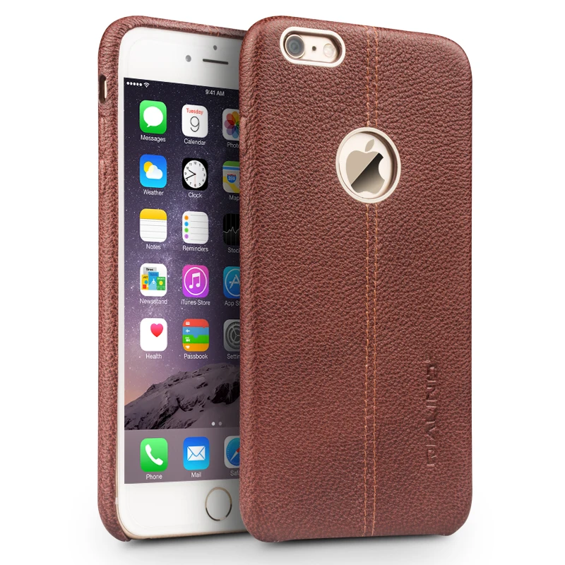 QIALINO Genuine Leather Cell Phone Case for iPhone6 6s Fashion Luxury Ultra Slim Back Cover for iPhone6 6s plus 4.7/5.5 inch
QIALINO Genuine Leather Cell Phone Case for iPhone6 6s Fashion Luxury Ultra Slim Back Cover for iPhone6 6s plus 4.7/5.5 inch