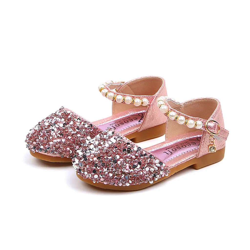 Фото ARLONEET/детские сандалии для маленьких девочек туфли принцессы с жемчужинами и