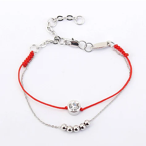 Trendy 2 Layer Red Thread String Rope Bracelet Round Crystal From Swarovski Gold Color Handmade Beads Chain Women Gift Adjusted
Trendy 2 Layer Red Thread String Rope Bracelet Round Crystal From Swarovski Gold Color Handmade Beads Chain Women Gift Adjusted