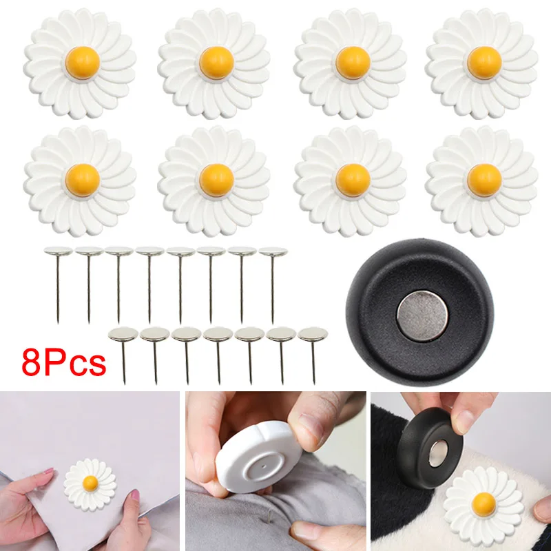 8pcsDuvet Sheet Fixer Duvet Clips Button Cover Quilt Bed Sheet Fixed Non-slip Quilt Blanket Clip Anti-Move Sheet Clamps
8pcsDuvet Sheet Fixer Duvet Clips Button Cover Quilt Bed Sheet Fixed Non-slip Quilt Blanket Clip Anti-Move Sheet Clamps